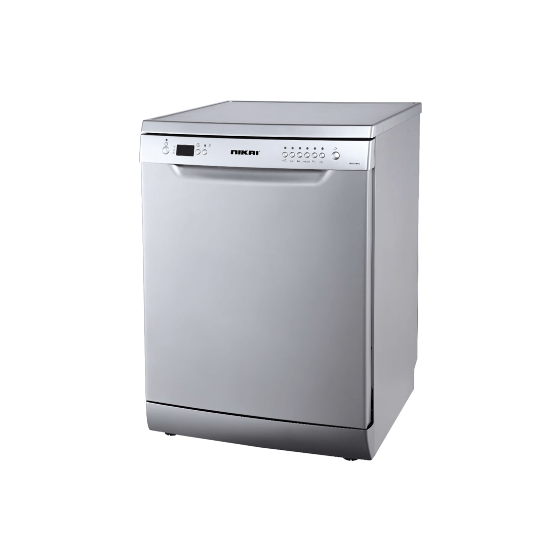 غسالة اطباق نيكاي 12 فرد 7 برنامج فضي – NDW3112N1S