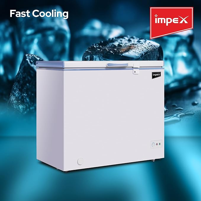 فريزر امبكس 5 قدم 150 لتر فورست ابيض IMCF150A